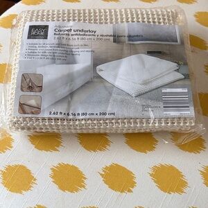 ❤️3 for $15!❤️ 
Easy Home Cream Carpet Underlay